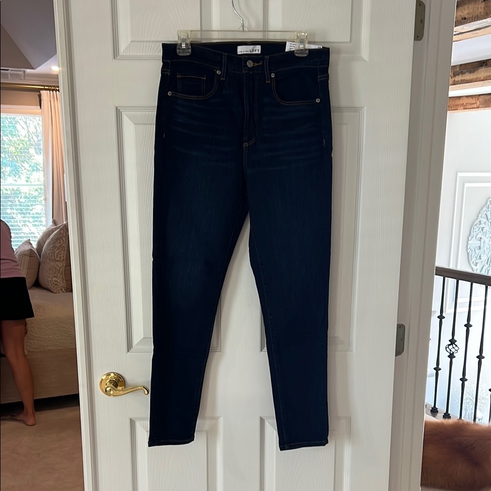 LOFT Blue Skinny Jeans Modern Fit